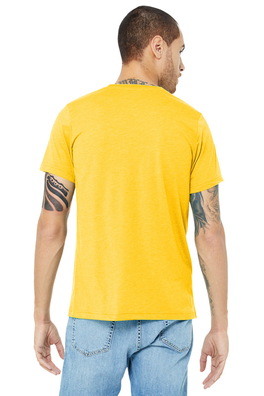 BELLA+CANVAS Unisex Triblend Short Sleeve Tee. BC3413 Yellow Gold Triblend