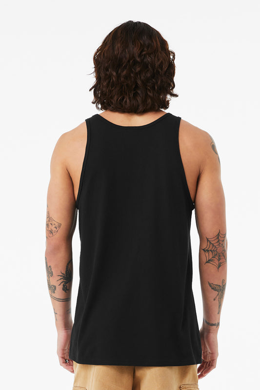 Bella+Canvas Unisex Heather CVC Tank BC3480CVC Solid Black Blend