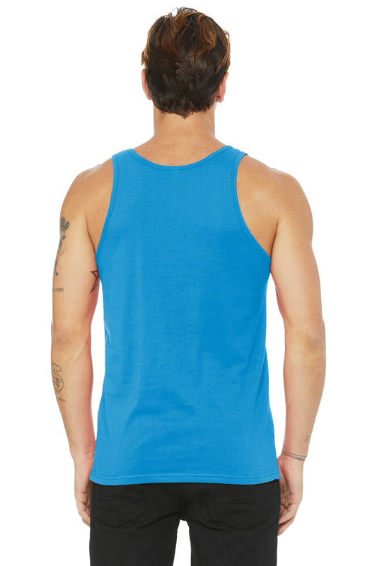 Bella+Canvas Unisex Jersey Tank BC3480 Neon Blue