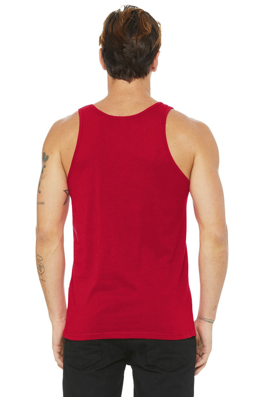BELLA+CANVAS Unisex Jersey Tank. BC3480 Red
