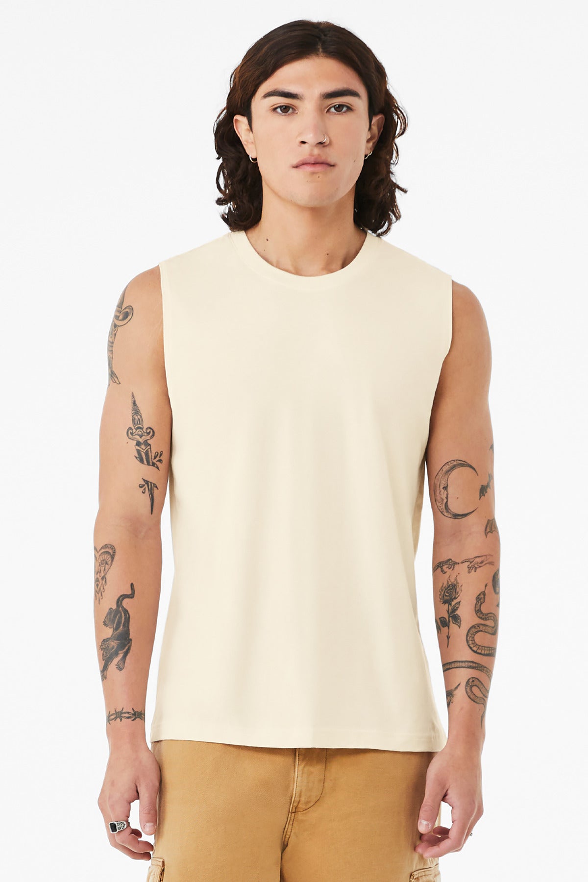 BELLA+CANVAS Unisex Jersey Muscle Tank BC3483 Natural
