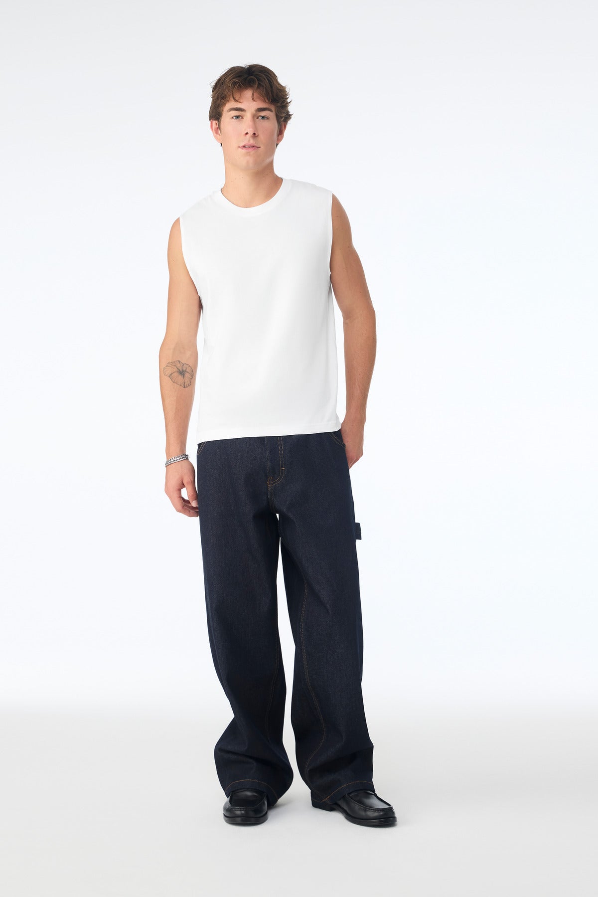 BELLA+CANVAS Unisex Jersey Muscle Tank BC3483 White