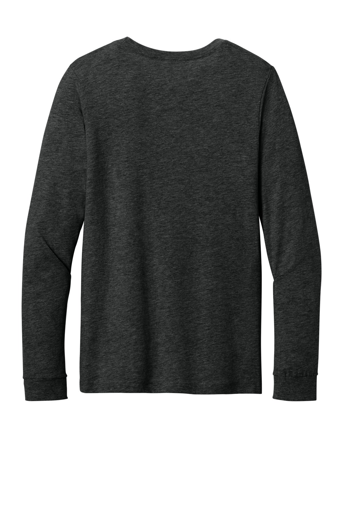 Bella+Canvas Unisex Heather CVC Long Sleeve Tee BC3501CVC Black Heather