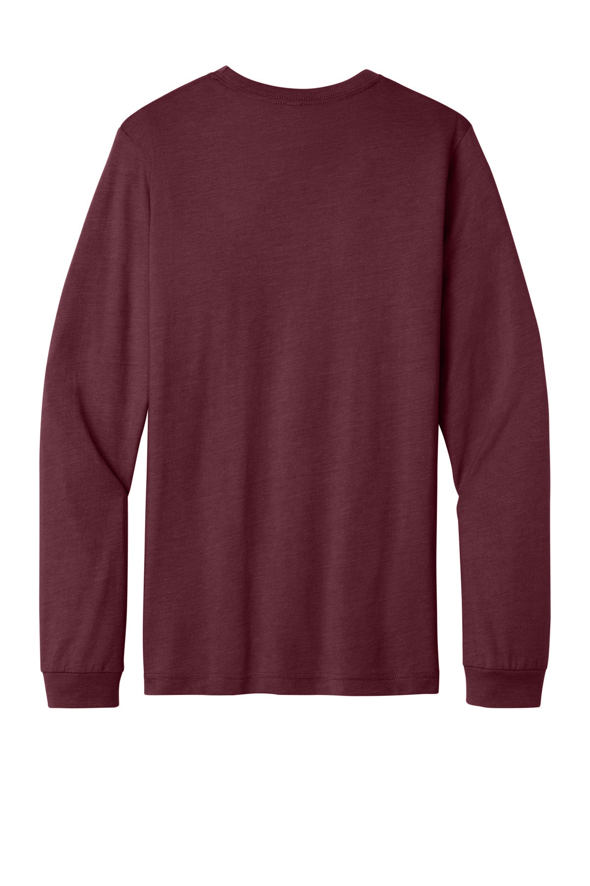 Bella+Canvas Unisex Heather CVC Long Sleeve Tee BC3501CVC Heather Cardinal