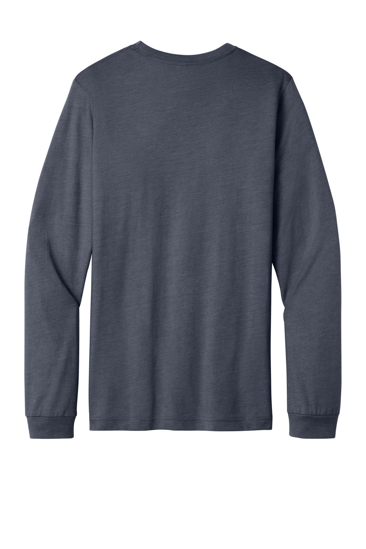 Bella+Canvas Unisex Heather CVC Long Sleeve Tee BC3501CVC Heather Navy