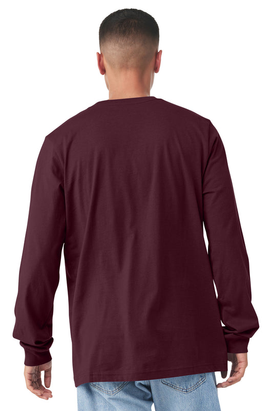 Bella+Canvas Unisex Jersey Long Sleeve Tee BC3501 Maroon