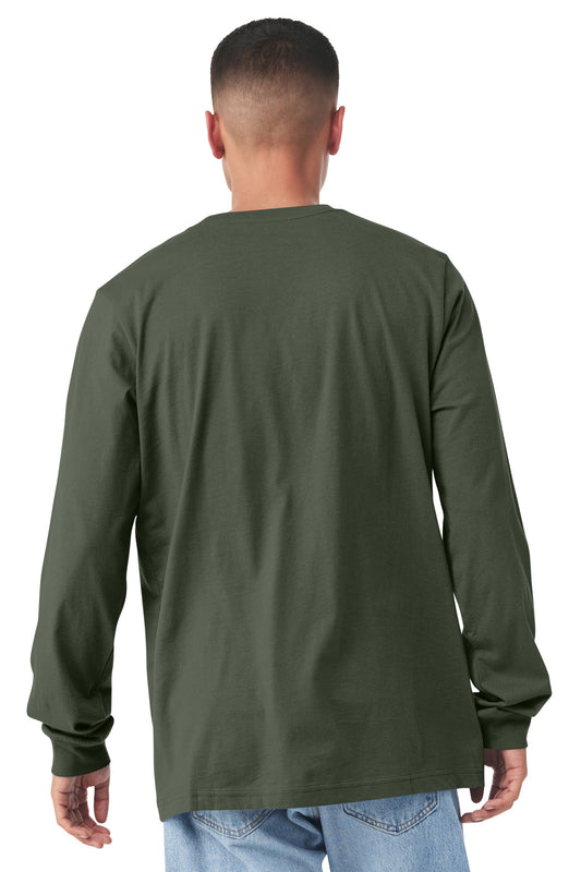 Bella+Canvas Unisex Jersey Long Sleeve Tee BC3501 Military Green