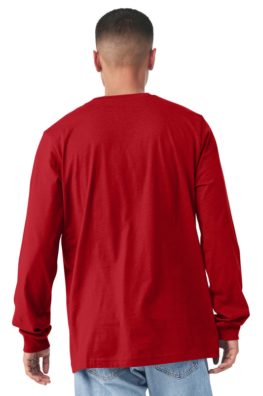 Bella+Canvas Unisex Jersey Long Sleeve Tee BC3501 Red