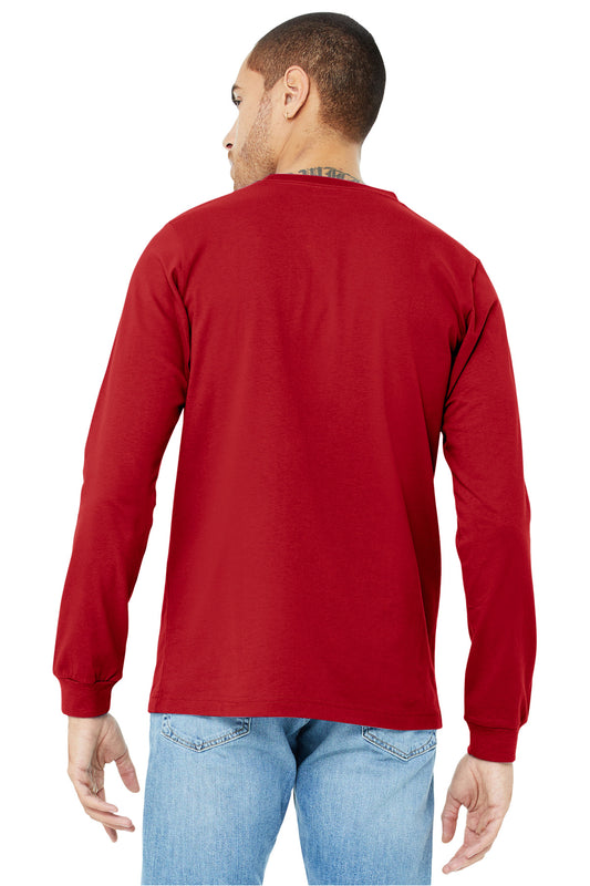 BELLA+CANVAS Unisex Jersey Long Sleeve Tee. BC3501 Red