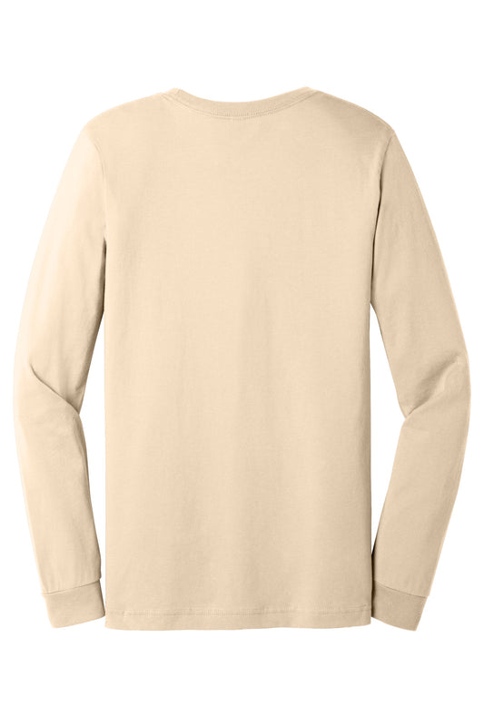 BELLA+CANVAS Unisex Jersey Long Sleeve Tee. BC3501 Soft Cream