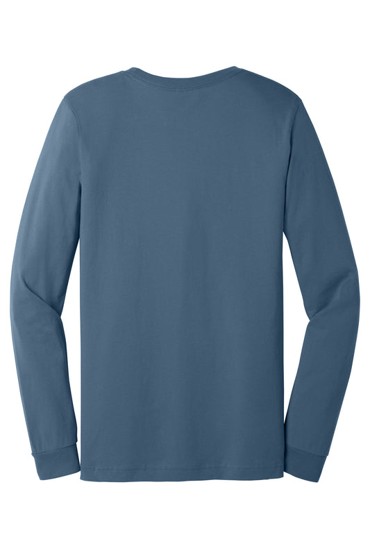 BELLA+CANVAS Unisex Jersey Long Sleeve Tee. BC3501 Steel Blue