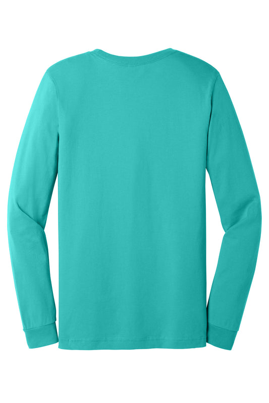 BELLA+CANVAS Unisex Jersey Long Sleeve Tee. BC3501 Teal