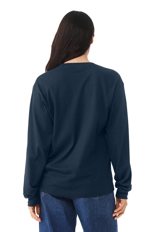 Bella+Canvas Unisex 6-Ounce Heavyweight Long Sleeve Tee BC3511 Navy