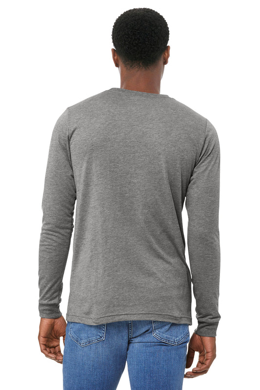 Bella+Canvas Unisex Triblend Long Sleeve Tee BC3513 Athletic Grey Triblend