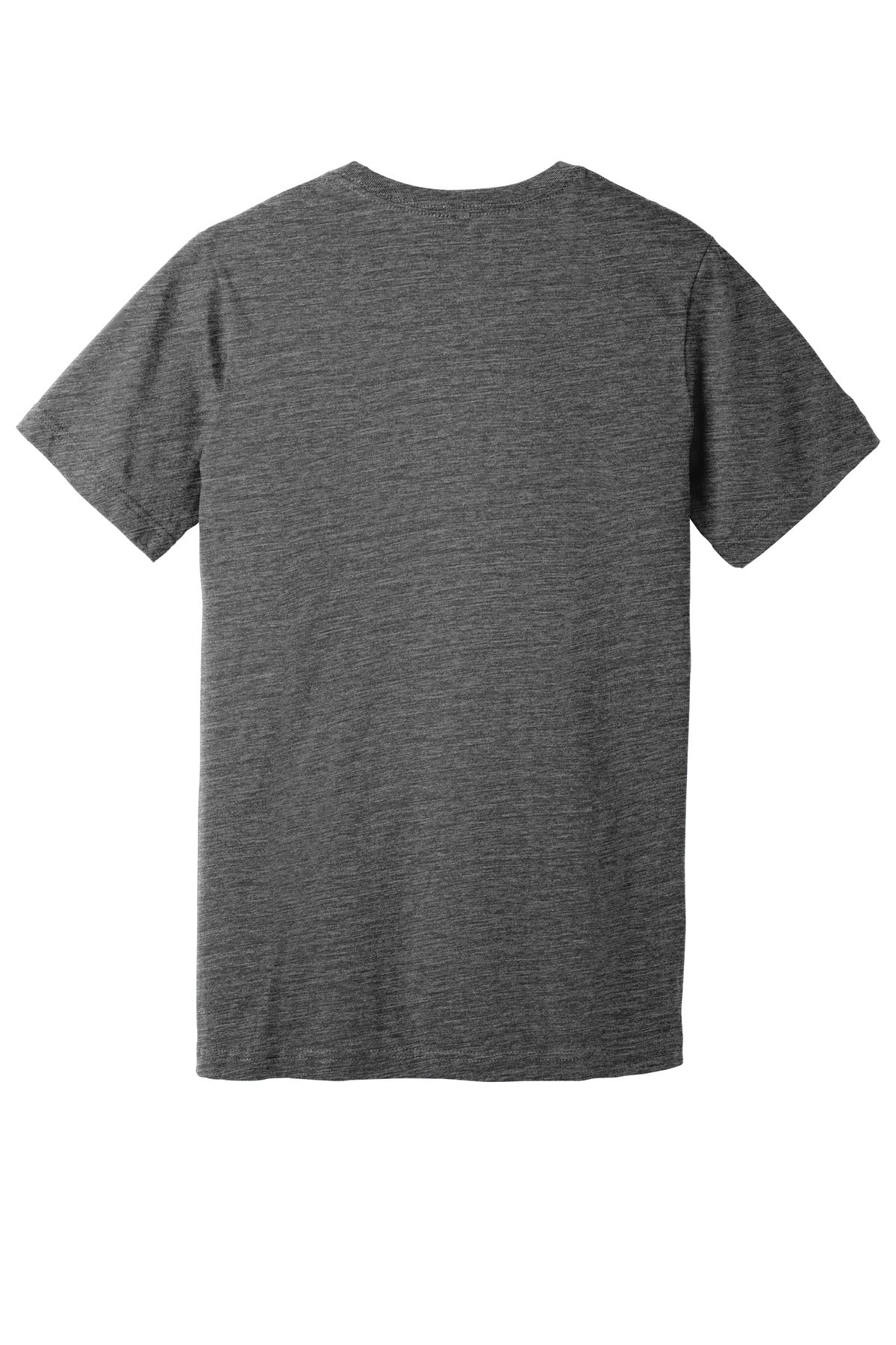 Bella+Canvas Unisex Textured Jersey V-Neck Tee BC3655 Asphalt Slub