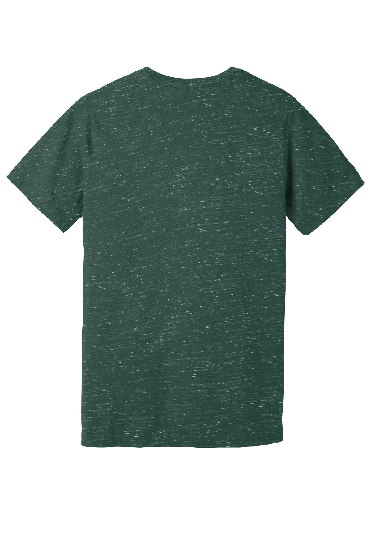 Bella+Canvas Unisex Textured Jersey V-Neck Tee BC3655 Forest Marble