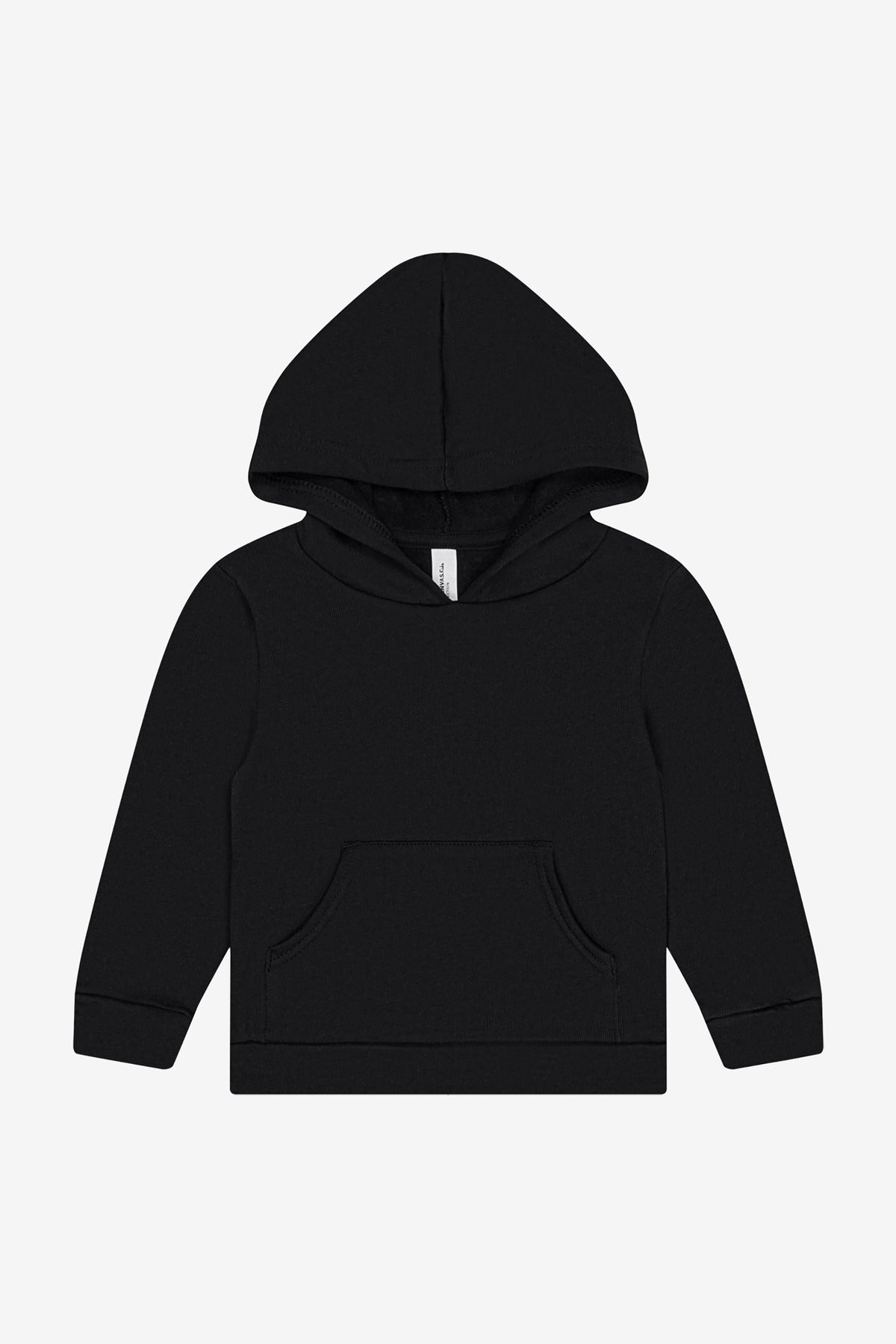 BELLA+CANVAS Toddler Sponge Fleece Hooded Sweatshirt BC3719T Black