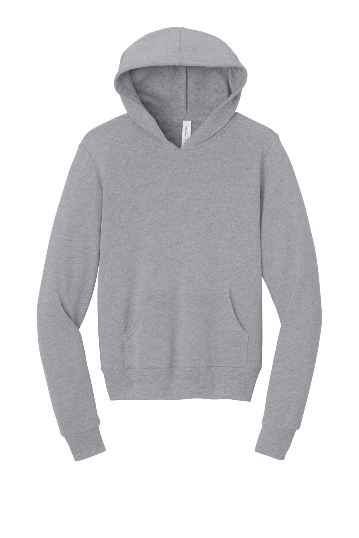 Bella+Canvas Youth Sponge Fleece Pullover Hoodie BC3719Y Athletic Heather