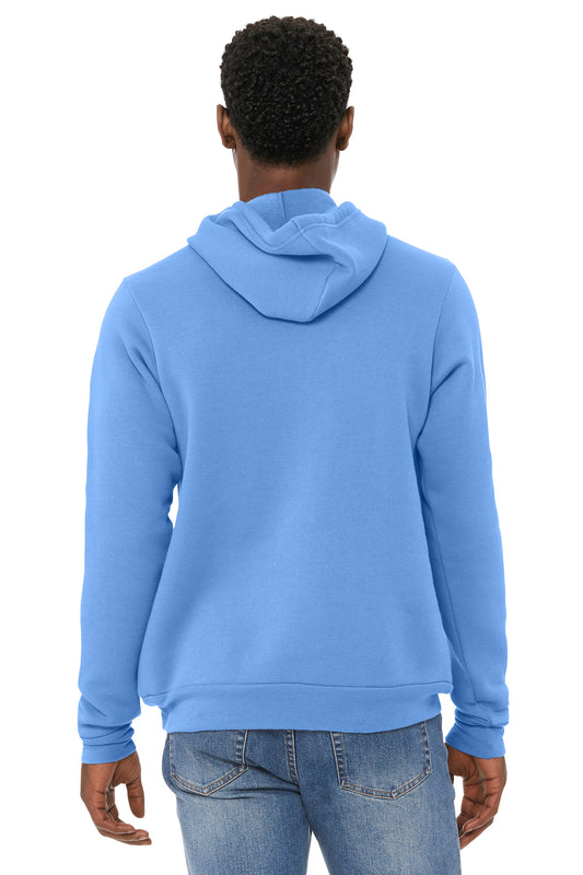 Bella+Canvas Unisex Sponge Fleece Pullover Hoodie BC3719 Carolina Blue