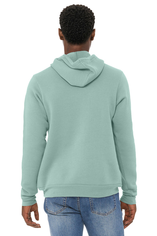 Bella+Canvas Unisex Sponge Fleece Pullover Hoodie BC3719 Dusty Blue