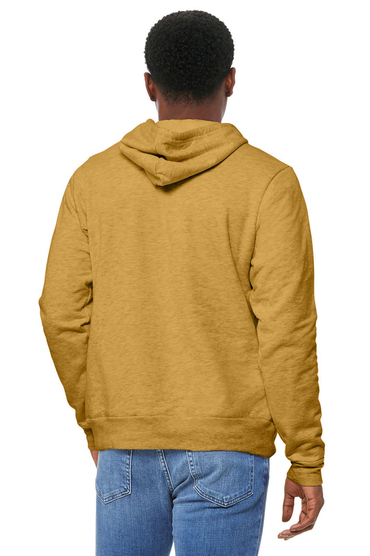 Bella+Canvas Unisex Sponge Fleece Pullover Hoodie BC3719 Heather Mustard