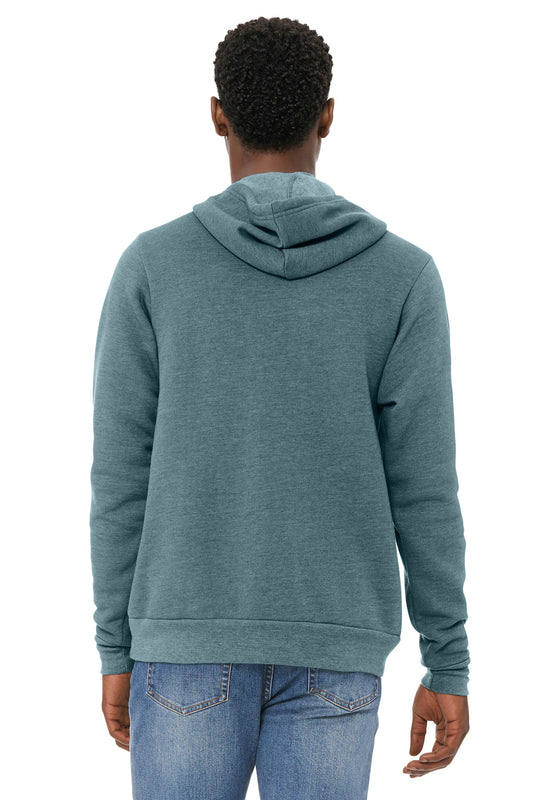 Bella+Canvas Unisex Sponge Fleece Pullover Hoodie BC3719 Heather Slate