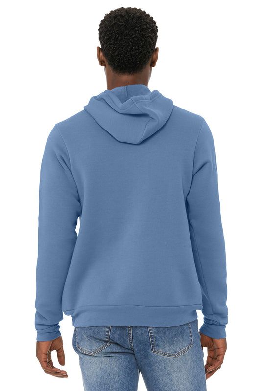 Bella+Canvas Unisex Sponge Fleece Pullover Hoodie BC3719 Lavender Blue