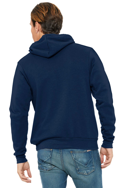 BELLA+CANVAS Unisex Sponge Fleece Pullover Hoodie. BC3719 Navy