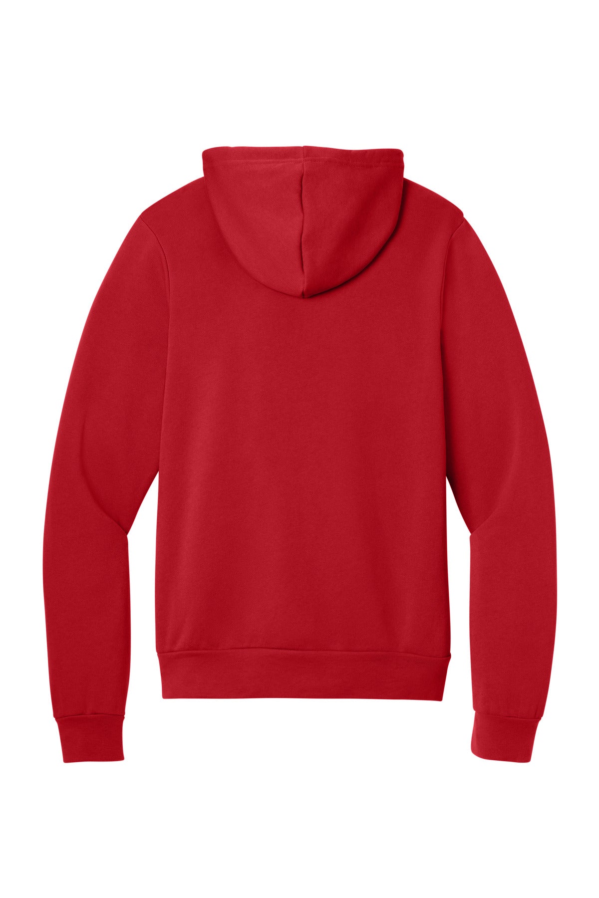 Bella+Canvas Unisex Sponge Fleece Pullover Hoodie BC3719 Red