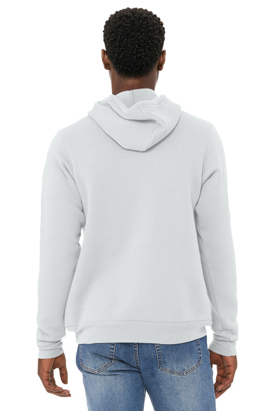 Bella+Canvas Unisex Sponge Fleece Pullover Hoodie BC3719 Silver