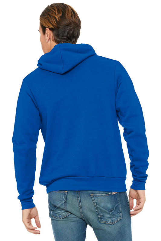 BELLA+CANVAS Unisex Sponge Fleece Pullover Hoodie. BC3719 True Royal
