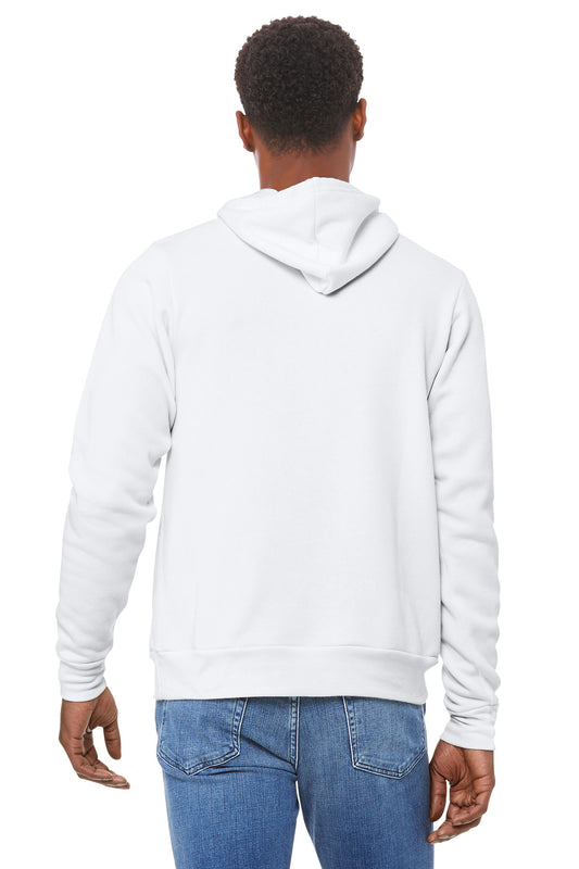 Bella+Canvas Unisex Sponge Fleece Pullover Hoodie BC3719 White