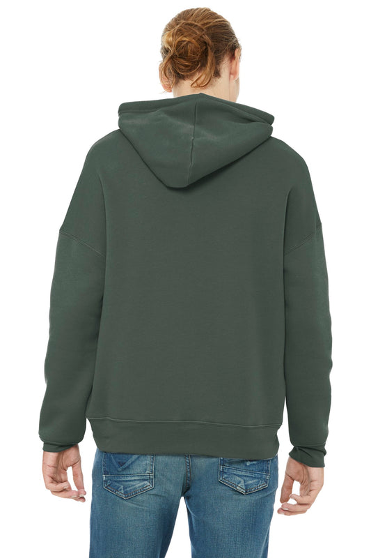 Bella+Canvas Unisex Sponge Fleece Pullover DTM Hoodie BC3729 Military Green