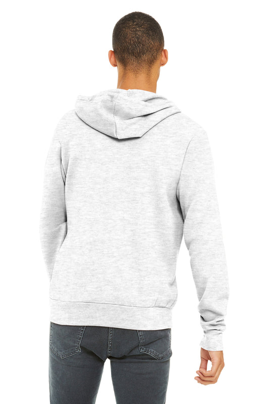 Bella+Canvas Unisex Sponge Fleece Full-Zip Hoodie BC3739 Ash