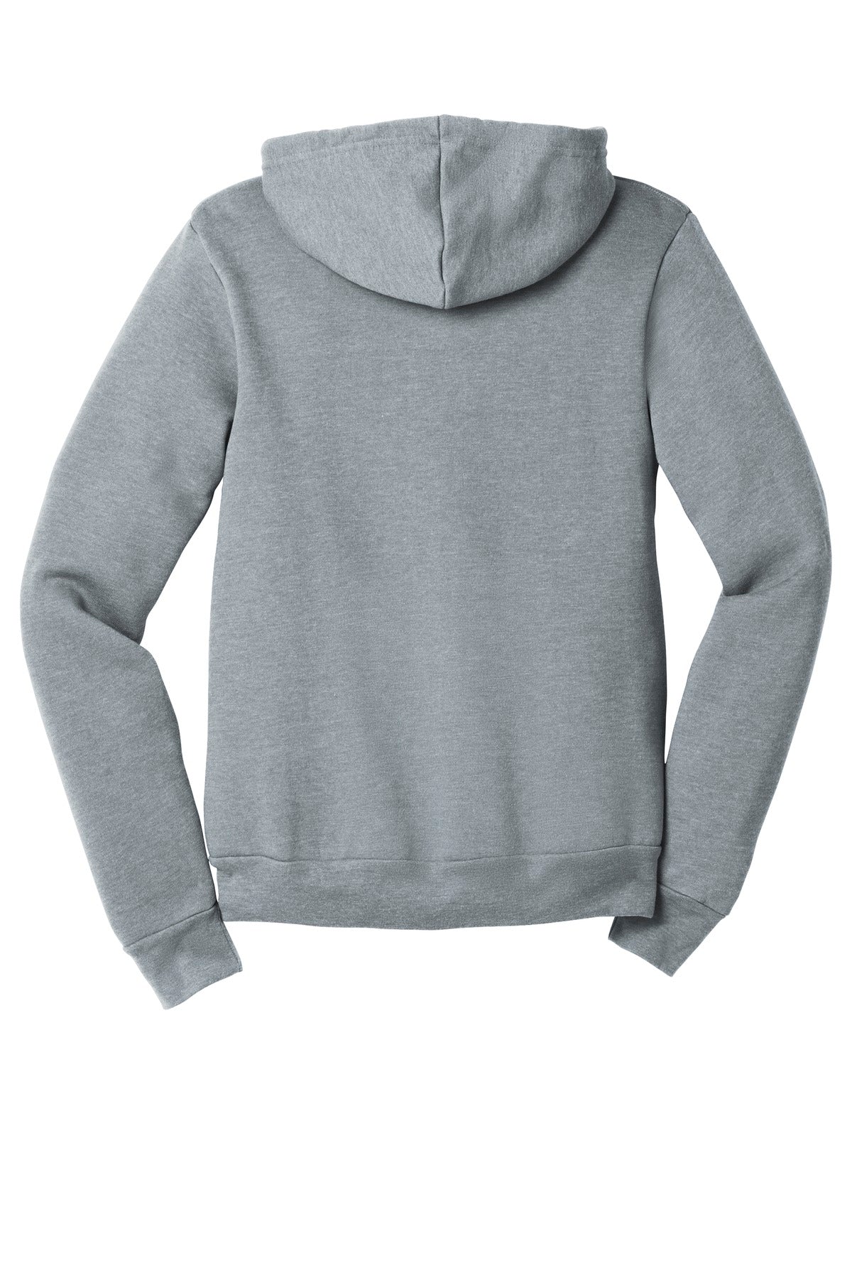 Bella+Canvas Unisex Sponge Fleece Full-Zip Hoodie BC3739 Athletic Heather