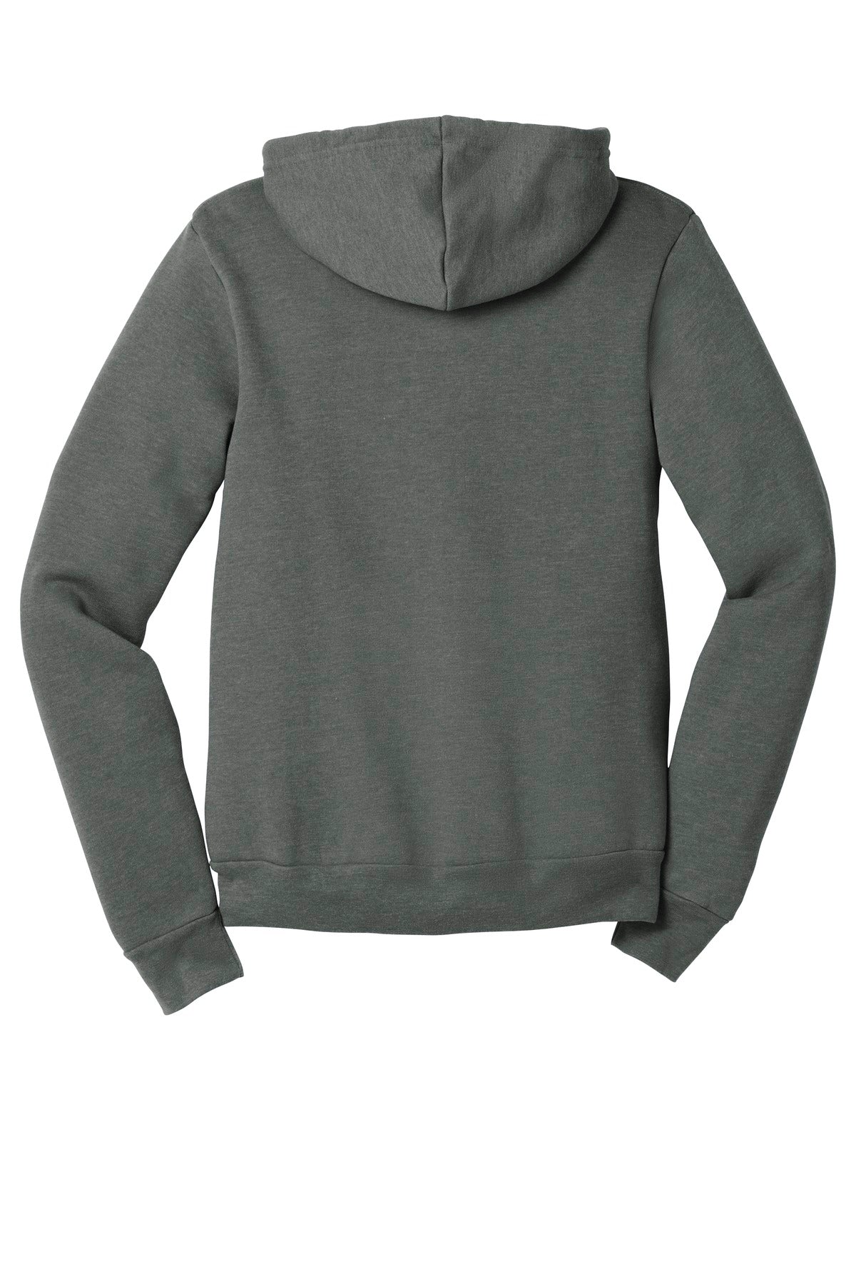 Bella+Canvas Unisex Sponge Fleece Full-Zip Hoodie BC3739 Deep Heather