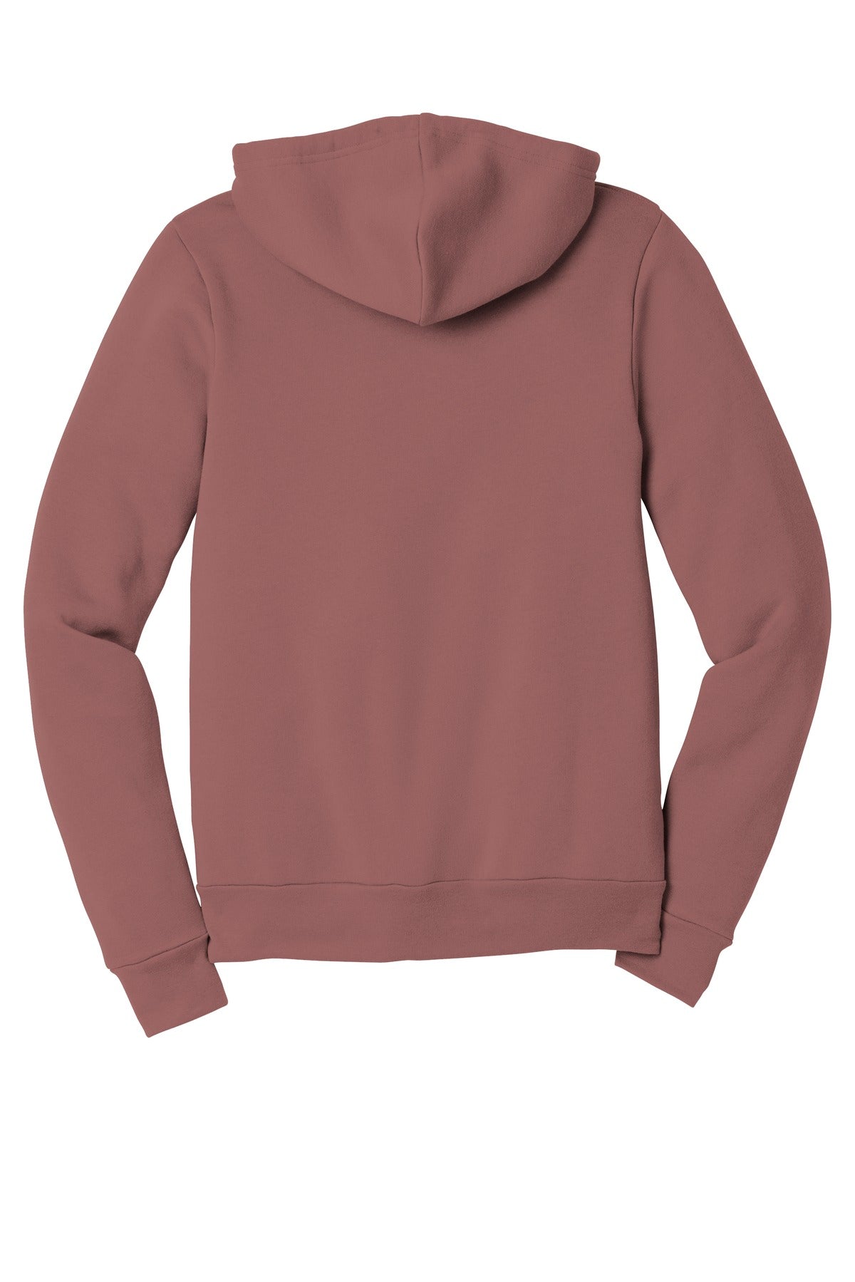 Bella+Canvas Unisex Sponge Fleece Full-Zip Hoodie BC3739 Mauve