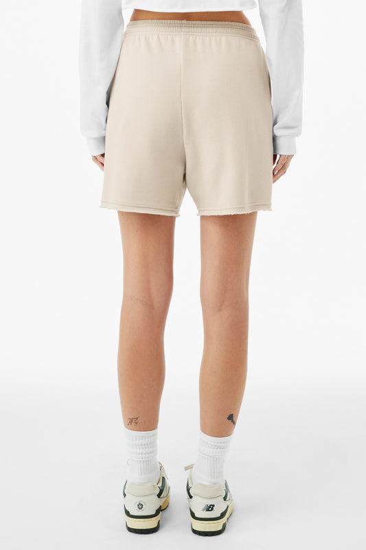 Bella+Canvas Women's Cutoff Sweatshort BC3787 Heather Dust