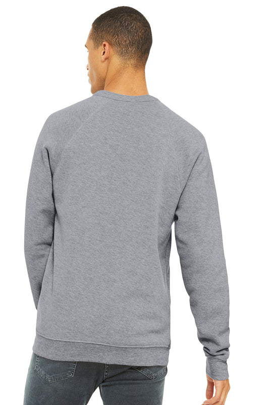 Bella+Canvas Unisex Sponge Fleece Raglan Sweatshirt BC3901 Athletic Heather