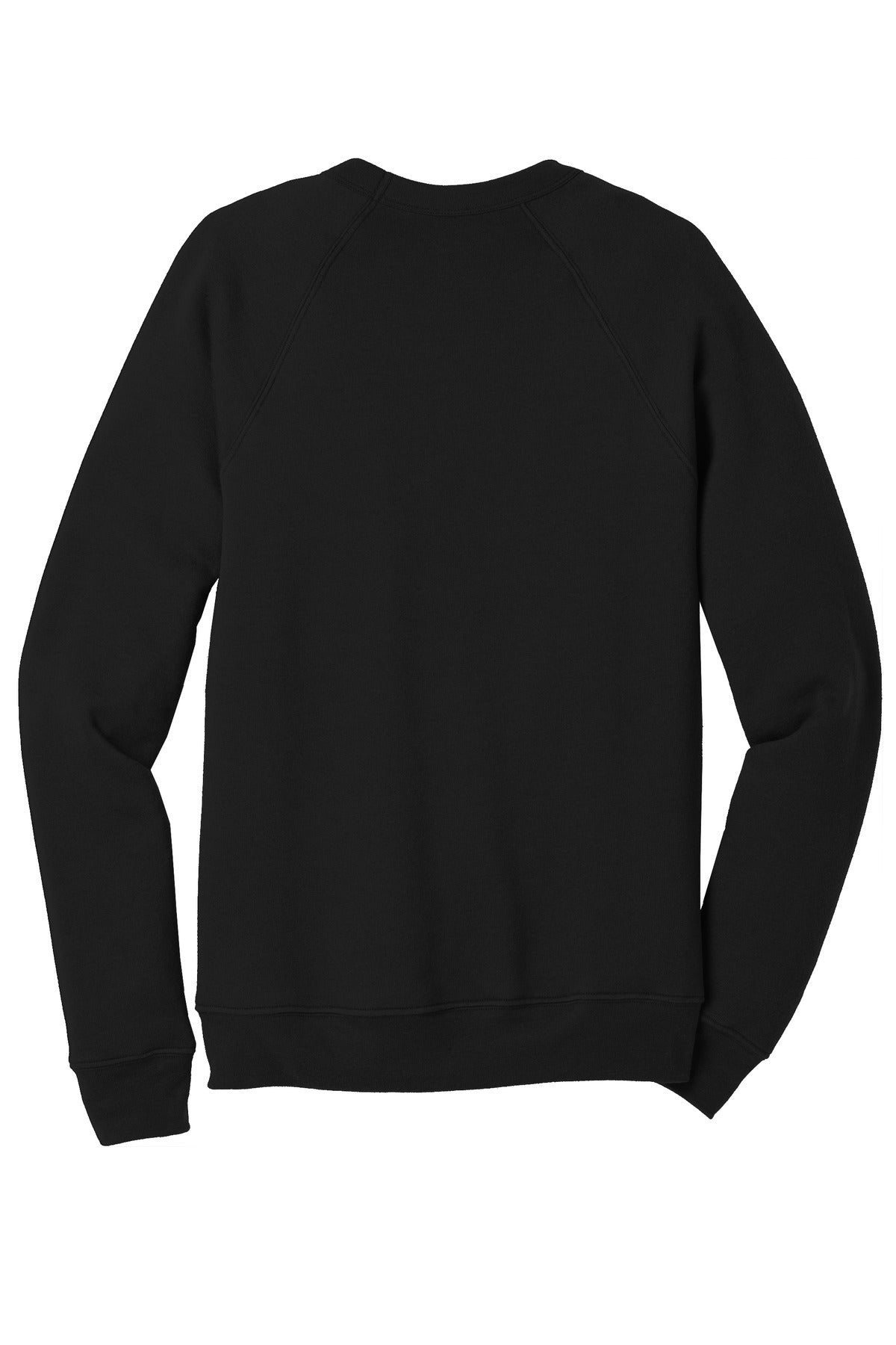 Bella+Canvas Unisex Sponge Fleece Raglan Sweatshirt BC3901 Black