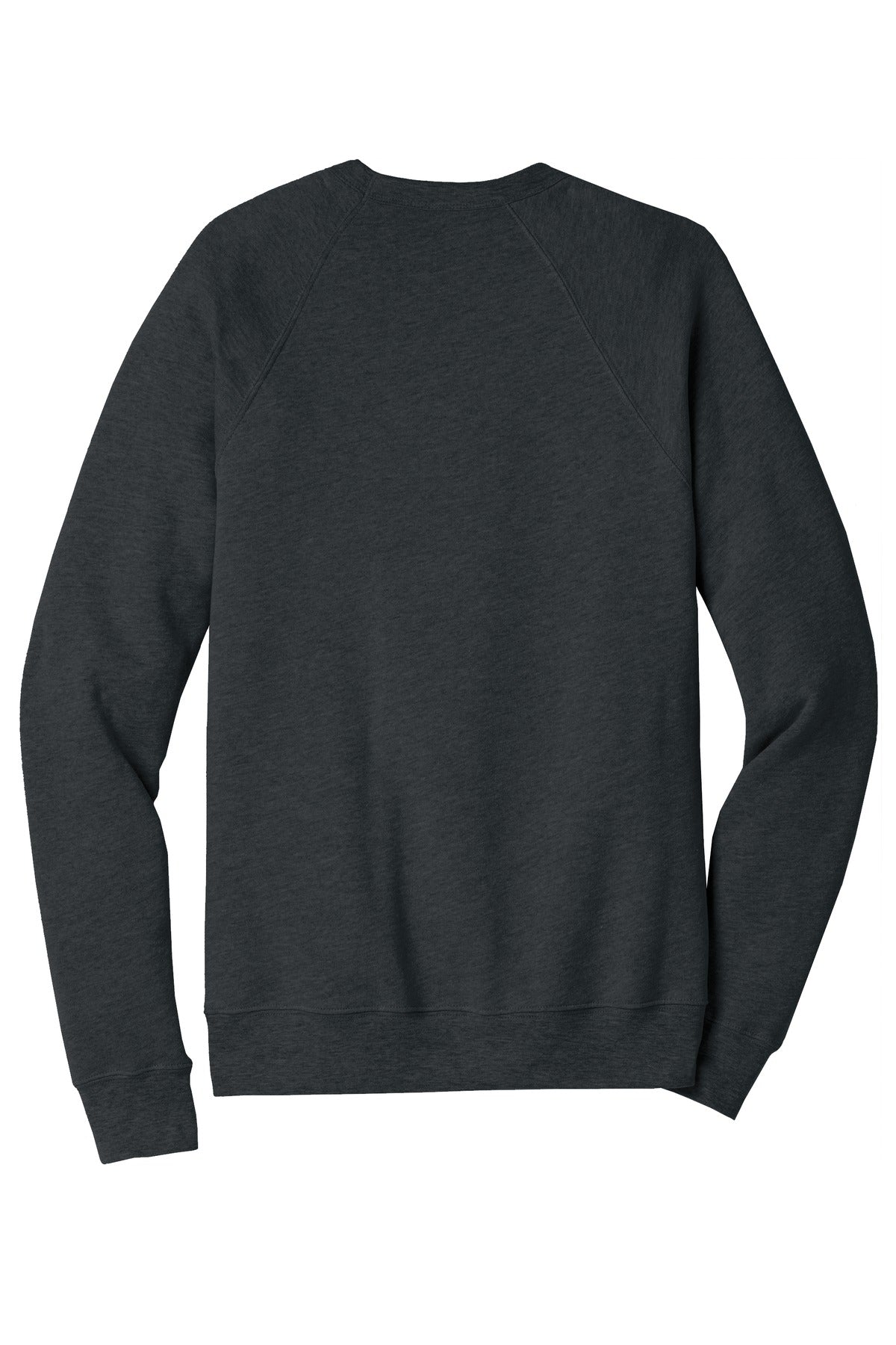 BELLA+CANVAS Unisex Sponge Fleece Raglan Sweatshirt. BC3901 Dark Grey Heather
