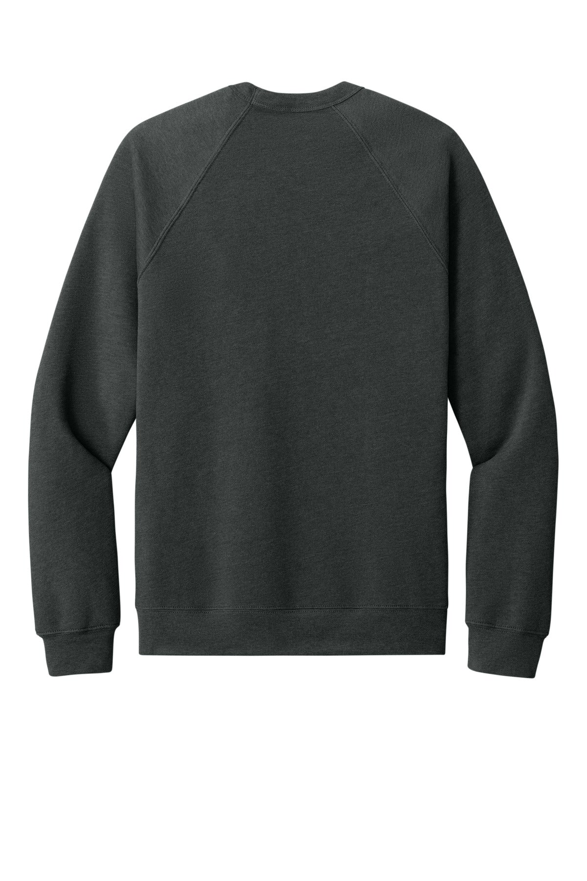 Bella+Canvas Unisex Sponge Fleece Raglan Sweatshirt BC3901 Dark Grey Heather