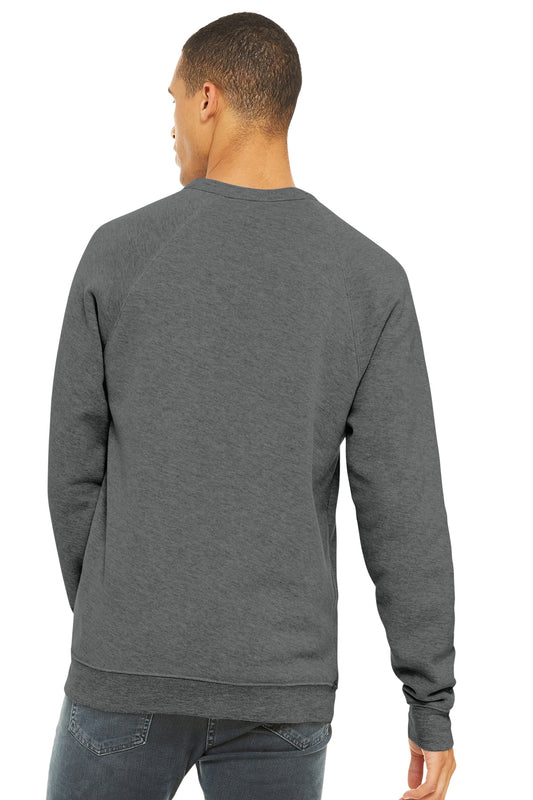 Bella+Canvas Unisex Sponge Fleece Raglan Sweatshirt BC3901 Deep Heather