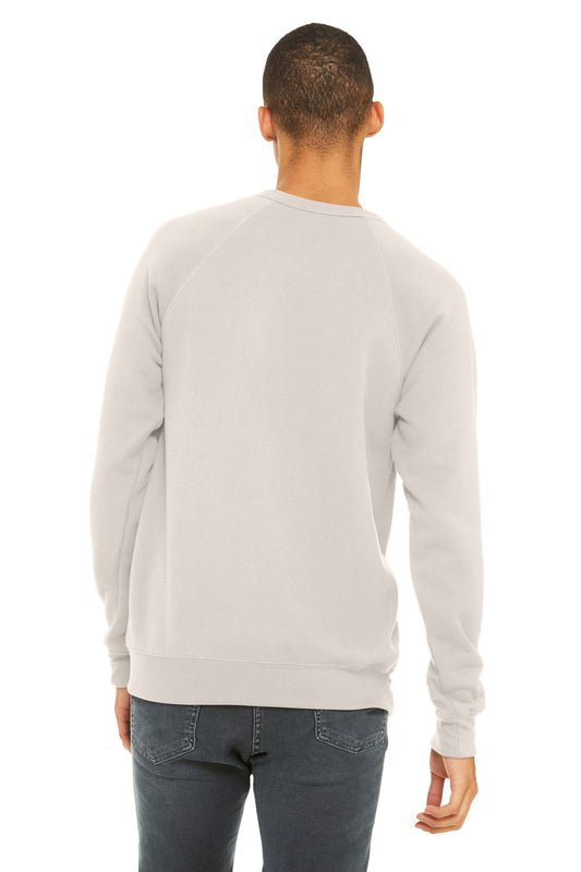 Bella+Canvas Unisex Sponge Fleece Raglan Sweatshirt BC3901 Heather Dust