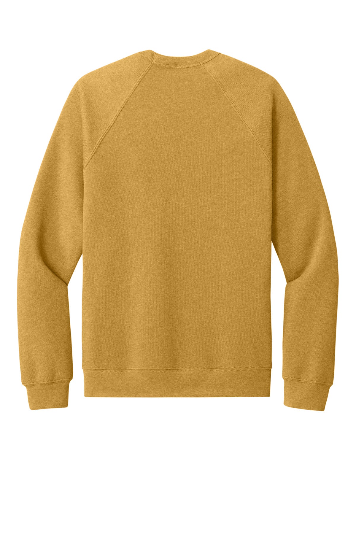 Bella+Canvas Unisex Sponge Fleece Raglan Sweatshirt BC3901 Heather Mustard