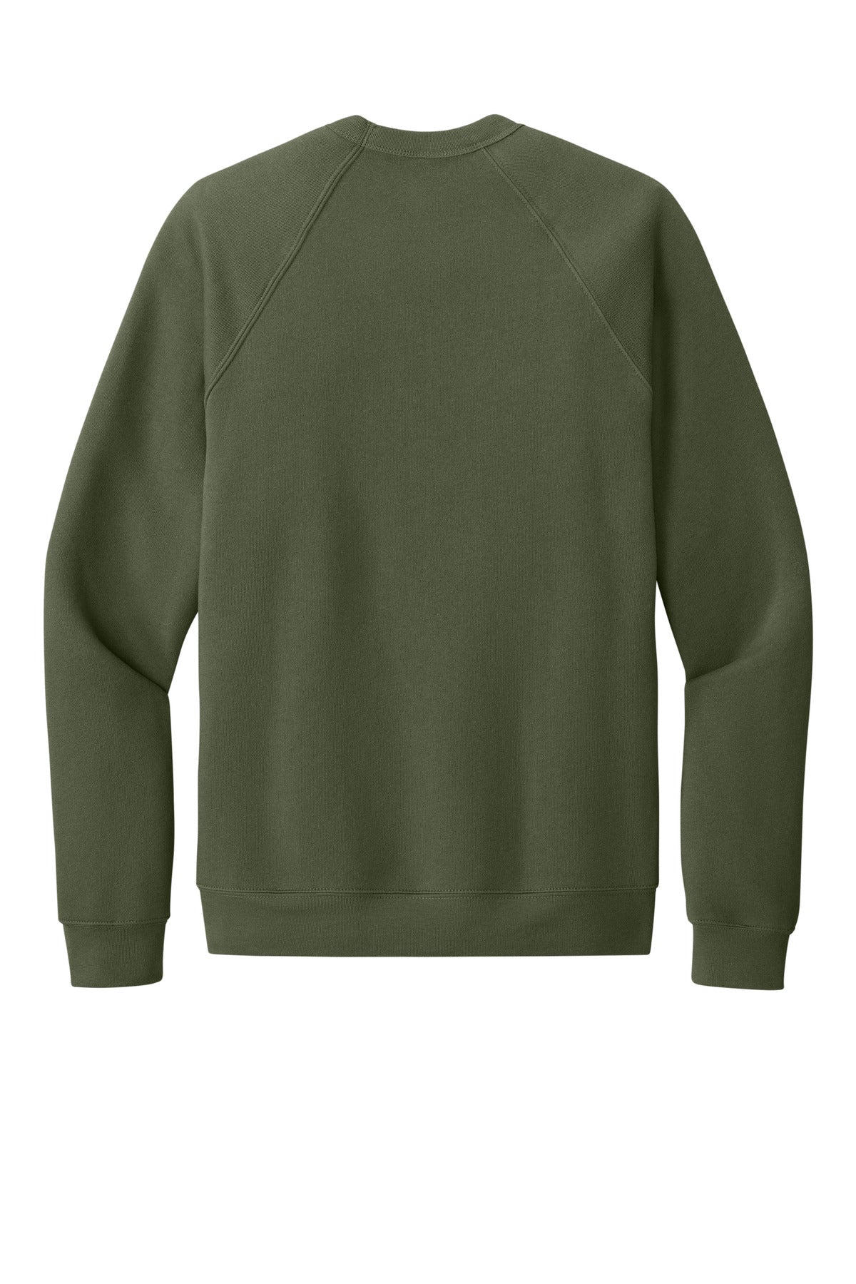 Bella+Canvas Unisex Sponge Fleece Raglan Sweatshirt BC3901 Military Green
