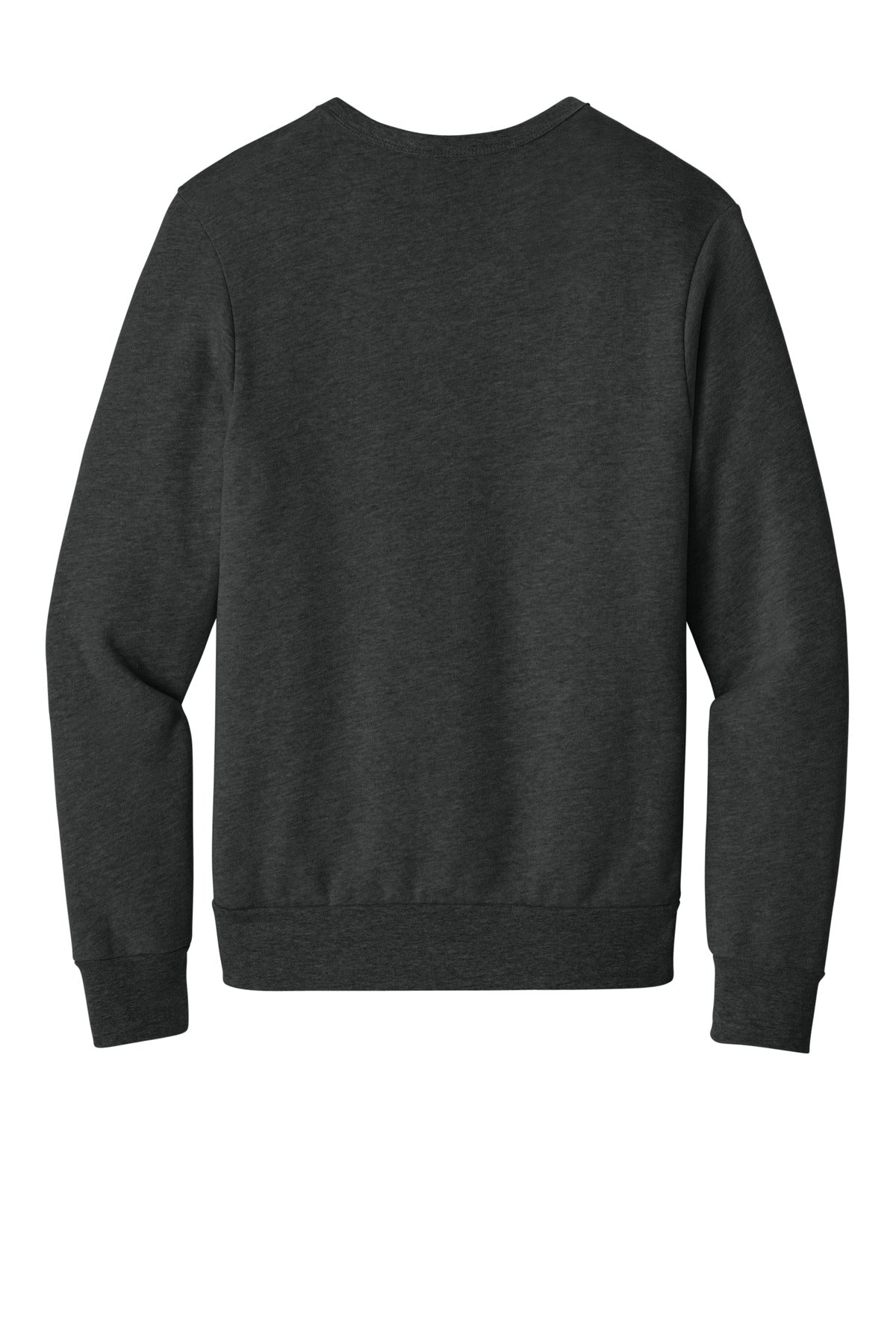 Bella+Canvas Unisex Sponge Fleece Classic Crewneck Sweatshirt BC3911 Dark Grey Heather