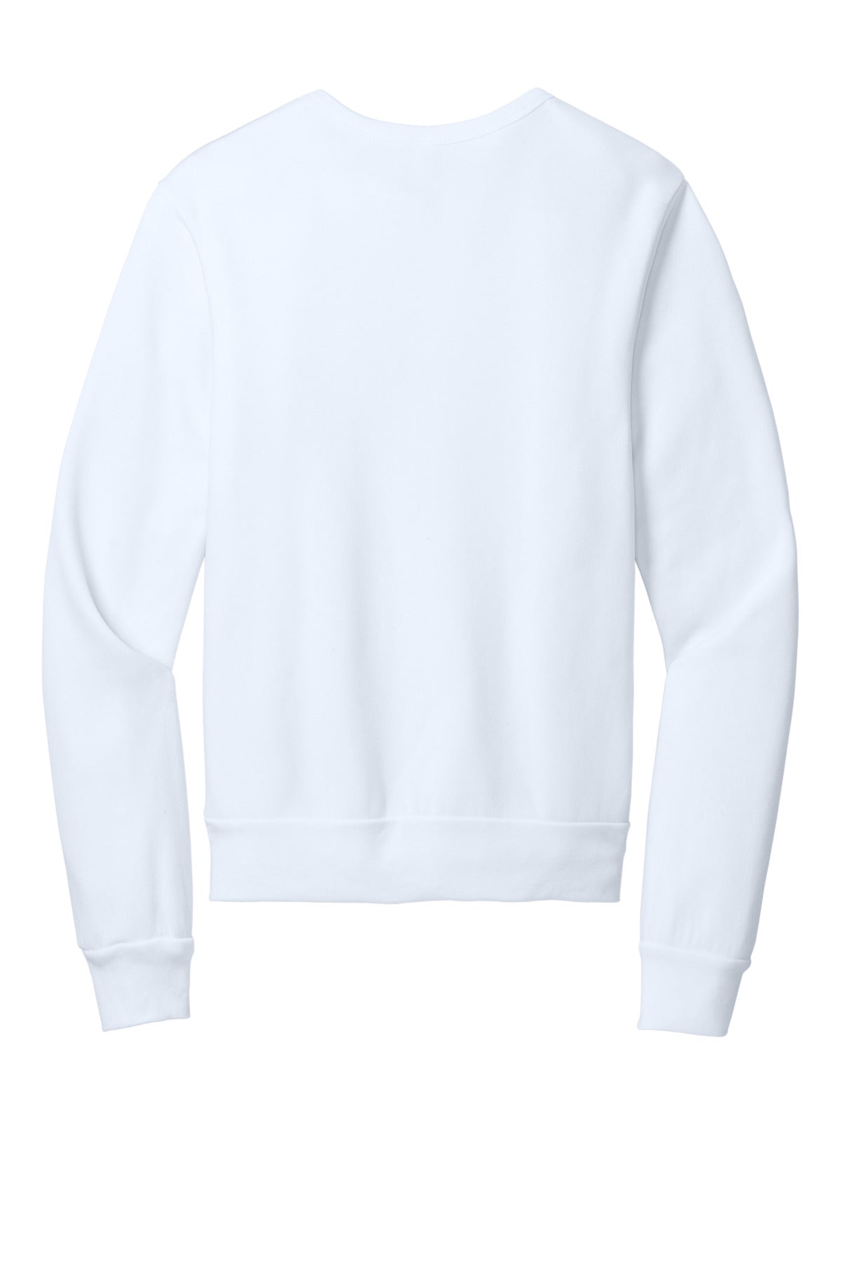 BELLA+CANVAS Unisex Sponge Fleece Classic Crewneck Sweatshirt BC3911 White