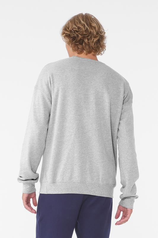 Bella+Canvas Unisex Sponge Fleece Drop Shoulder Sweatshirt BC3945 Athletic Heather