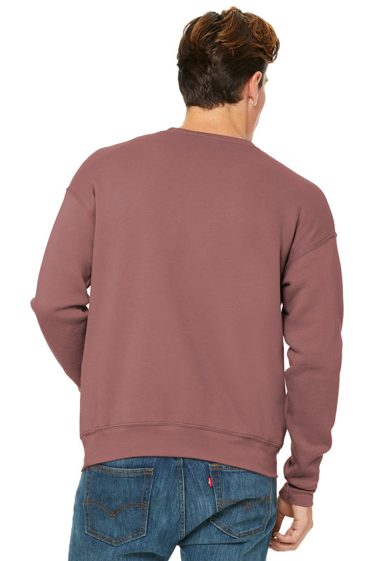 Bella+Canvas Unisex Sponge Fleece Drop Shoulder Sweatshirt BC3945 Mauve
